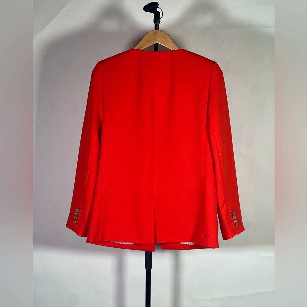 New JCrew Alfie collarless blazer in city crepe - Picture 6 of 6